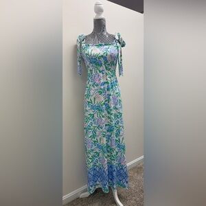 Lilly Pulitzer Kailua Smocked Maxi Dress